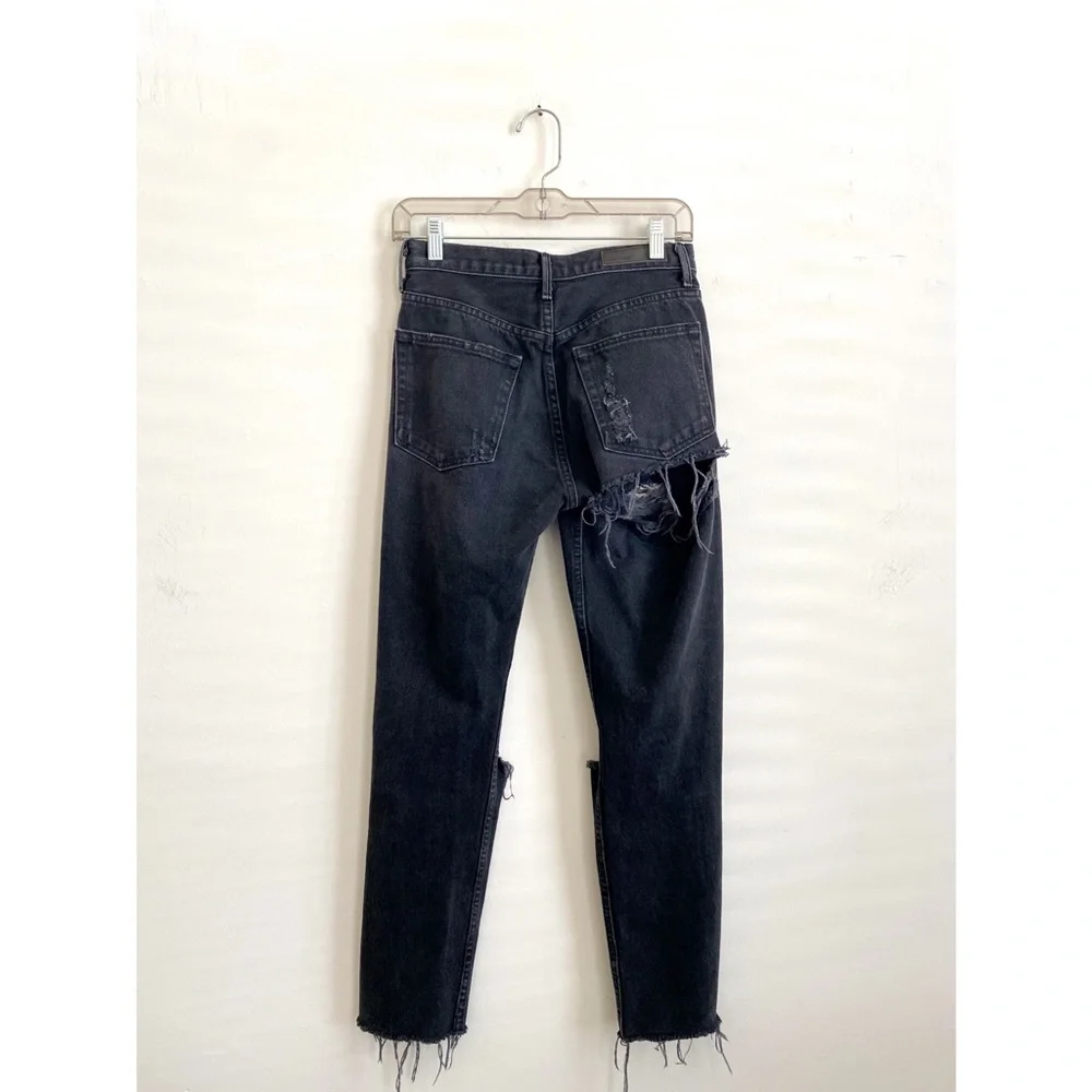 GRLFRND Denim Karolina Jeans in Travelin' Band Ripped Black jeans - Picture 9 of 9